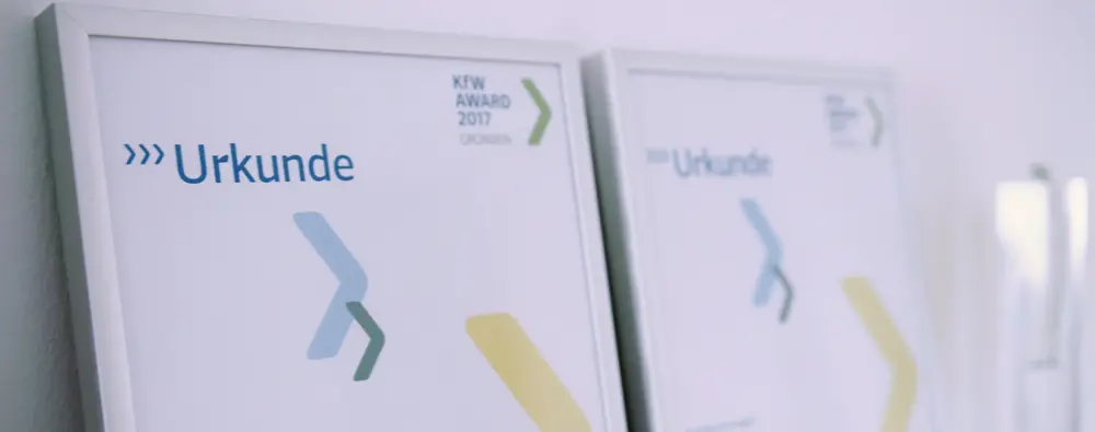 KfW Urkunde – © RKW Kompetenzzentrum
